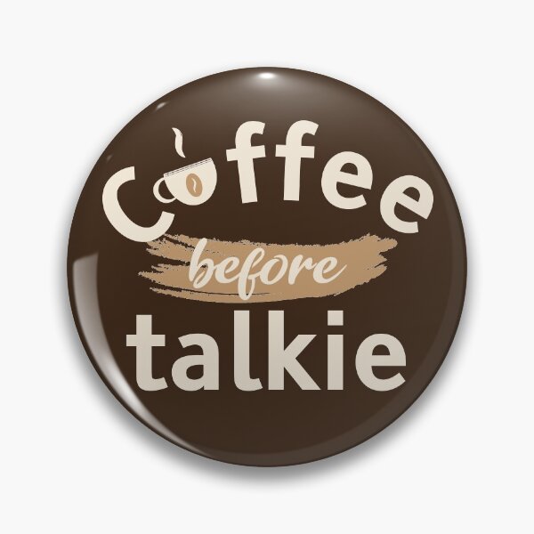 Item preview, Coffee before talking - Funny coffee quotes - Coffee lovers gift for international coffee day designed and sold by Alice-Elgawi.