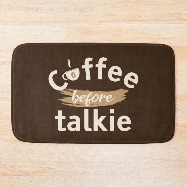 Item preview, Coffee before talking - Funny coffee quotes - Coffee lovers gift for international coffee day designed and sold by Alice-Elgawi.