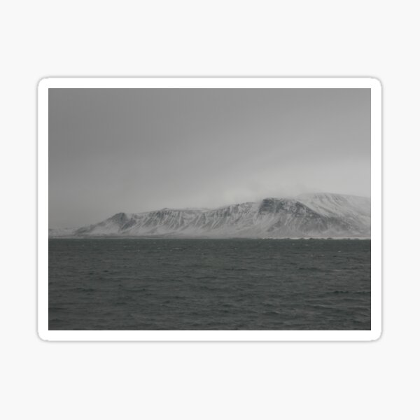 Reykjavik Mountain Sticker