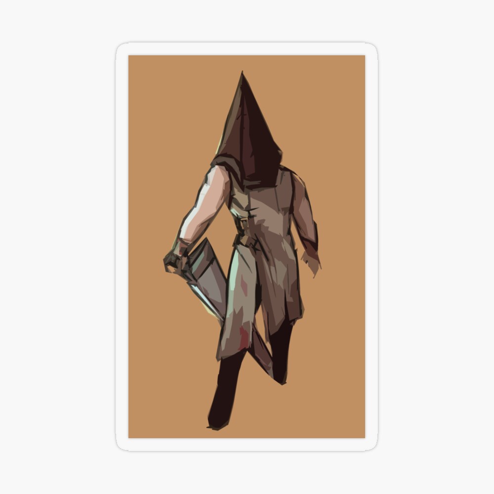 Pyramid Head Magnet for Sale by eriowos