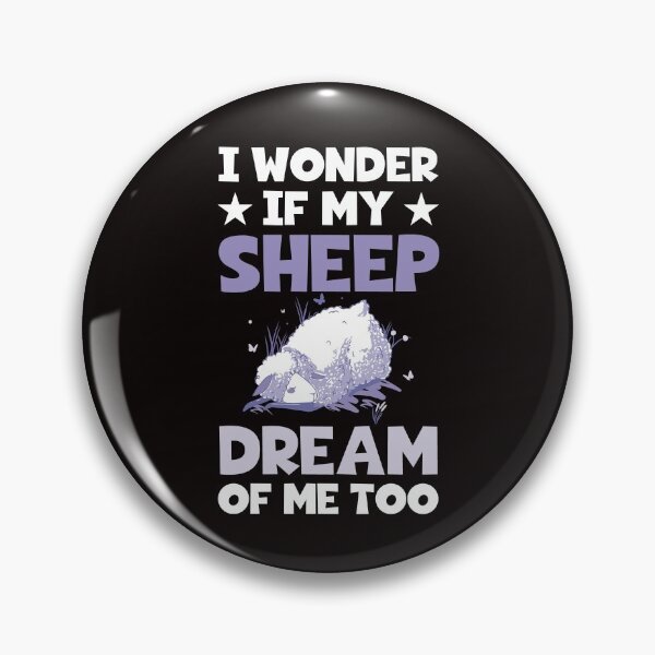 Item preview, Funny Farming I Wonder If My Sheep Dream About Me Too Farmer  designed and sold by MagicSD Designs.