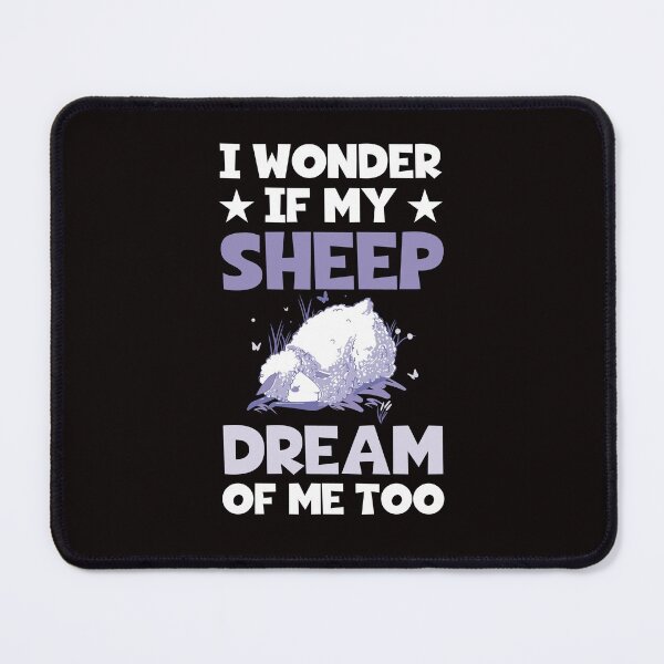 Item preview, Funny Farming I Wonder If My Sheep Dream About Me Too Farmer designed and sold by MagicSD Designs.