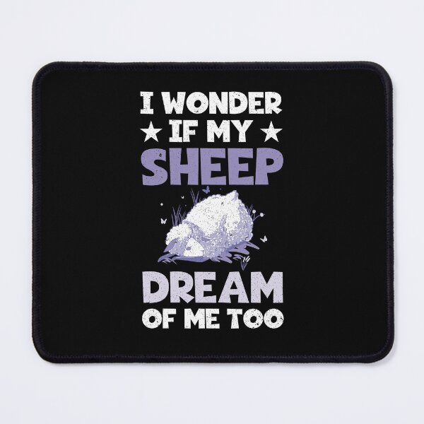 Item preview, Funny Farming I Wonder If My Sheep Dream About Me Too Farmer designed and sold by MagicSD Designs.