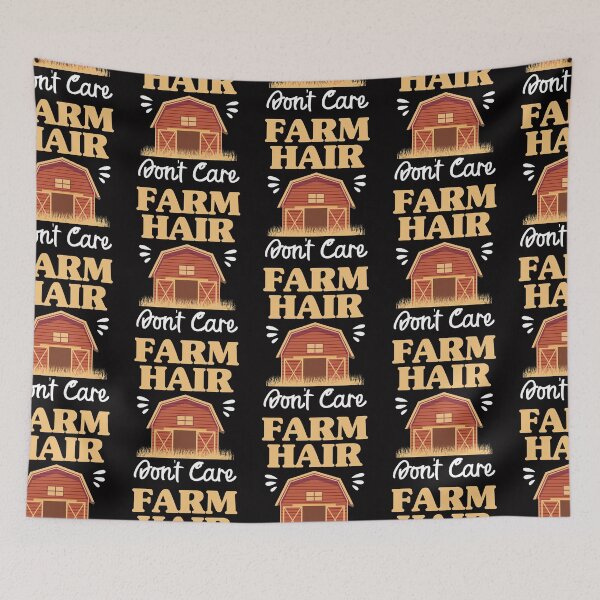 Item preview, Funny Farming Farm Hair Don’t Care Farmer  designed and sold by MagicSD Designs.