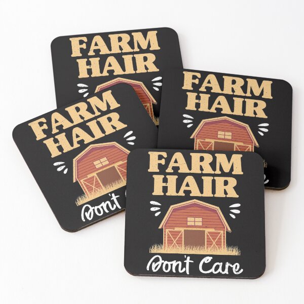 Item preview, Funny Farming Farm Hair Don’t Care Farmer  designed and sold by MagicSD Designs.