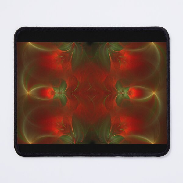 Item preview, poinsettia coloured fractal pattern designed and sold by daveoily.
