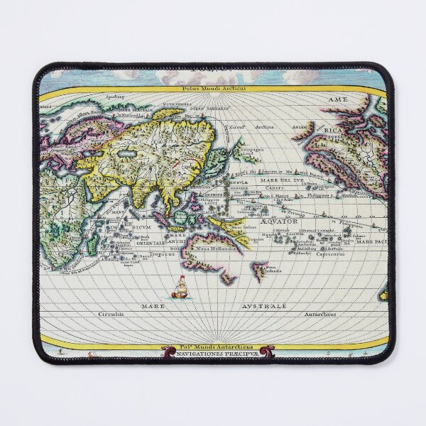 Item preview, Voyage Map 1703 - Heinrich Scherer - Ancient Worlds designed and sold by Culturio.