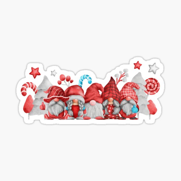 Gnome for Christmas Stickers