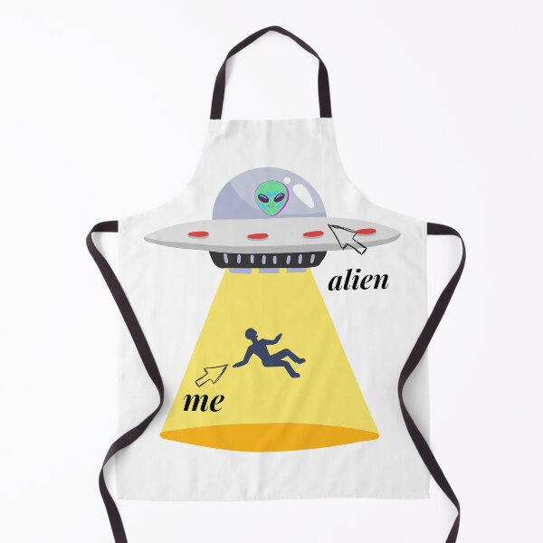 Item preview, Funny Extraterrestrial Alien Abduction. Alien Spaceship Abducting a Human designed and sold by silviaol.