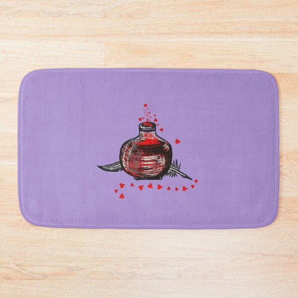 Item preview, Romance Writer's Ink Bottle & Quilt designed and sold by KatjaRedbubble.