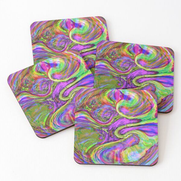 Item preview, "Swirling I", a lyrical colour field abstract painting designed and sold by thalasson.
