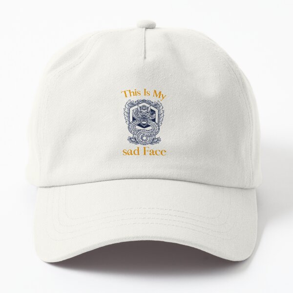 This Is My sad Face Bearded Dragon Funny Gift Dad Hat