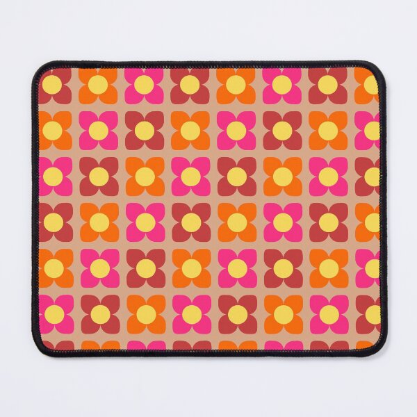 Item preview, Colorful Seventies Inspired Flower Power Pattern designed and sold by Marcia Motivos.