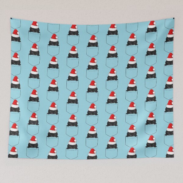 Item preview, Christmas Pug Dog In Your Pocket   designed and sold by hanktromp668.