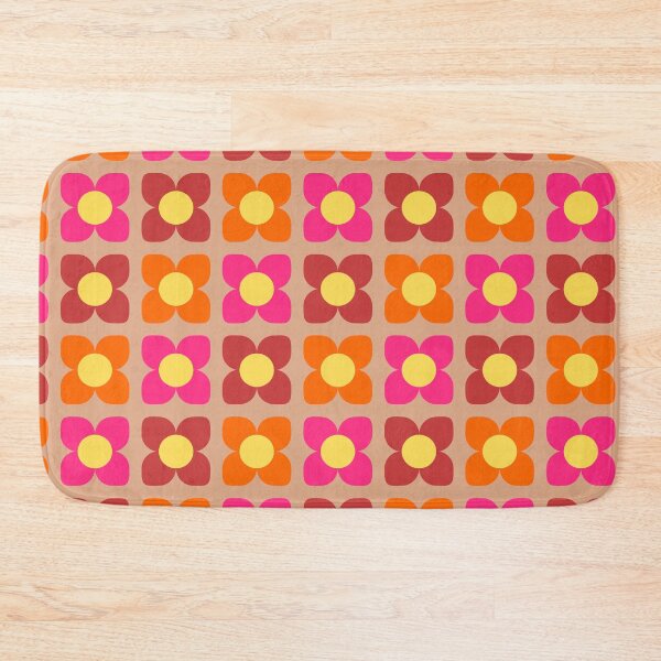 Item preview, Colorful Seventies Inspired Flower Power Pattern designed and sold by Marcia Motivos.