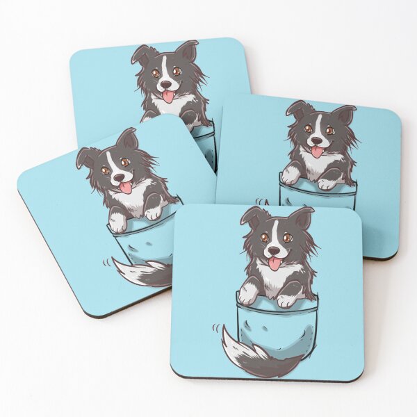Item preview, Pocket Cute Border Collie Dog   designed and sold by hanktromp668.