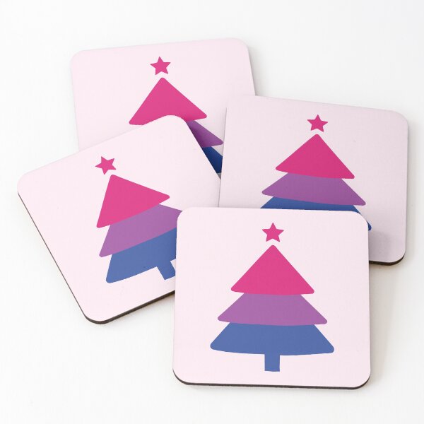 Item preview, Bisexual Christmas Tree Bi Pride Flag designed and sold by HumanNation.