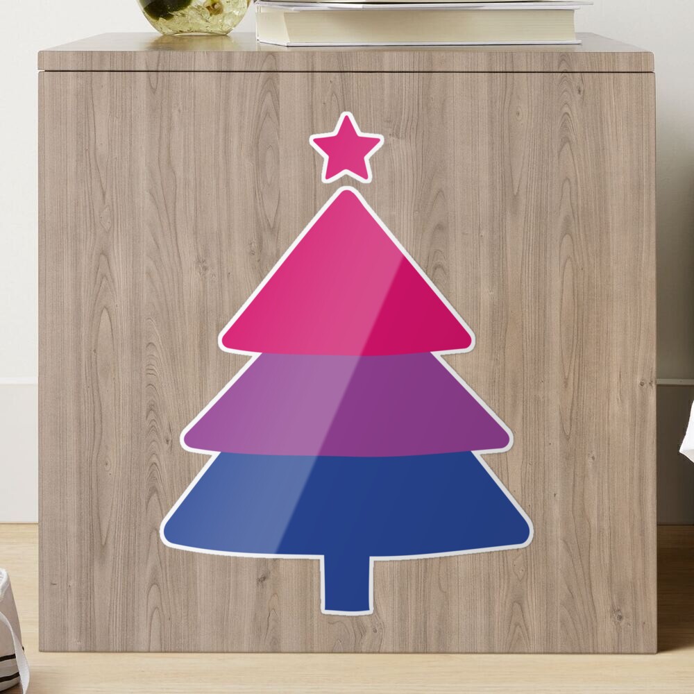 Pansexual Tree Pan Pride Christmas Holiday  Sticker for Sale by