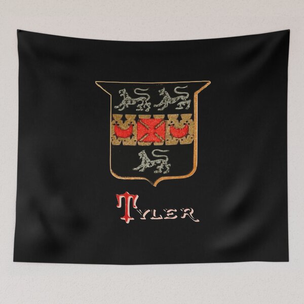 Item preview, Tyler Family Coat of Arms designed and sold by Heraldica.