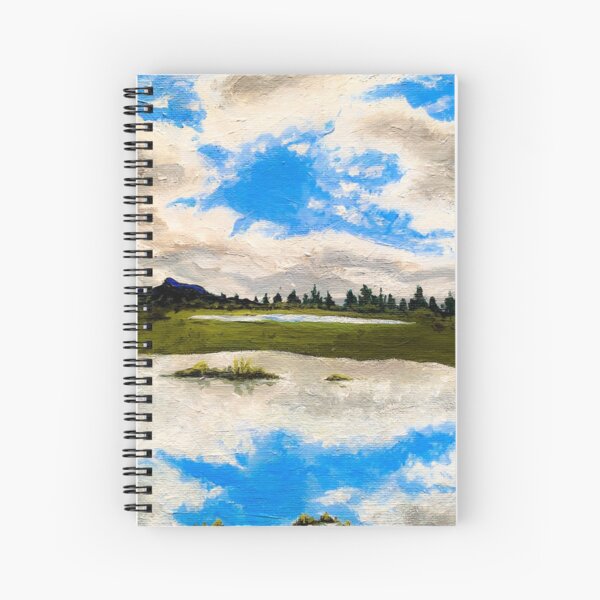 Reflection Landscape Spiral Notebook