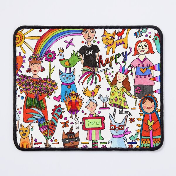 Item preview, Rainbow Funny Pages designed and sold by Cheryl Houston Art.