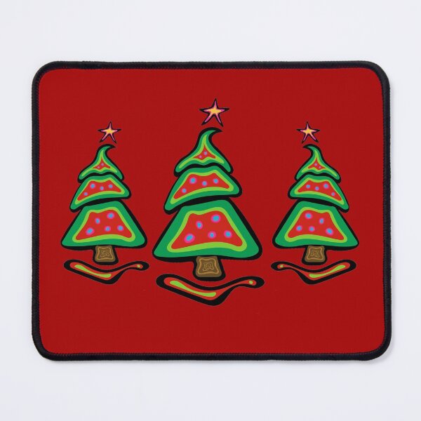 Item preview, Three Merry Trees Christmas Mino Makosekisikaw Holiday Indigenous Ojibwe WAWEZHI CANADA designed and sold by WAWEZHI.