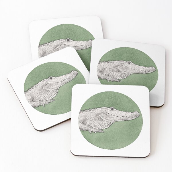 Item preview, Inktober 2021: Alligator designed and sold by Pamela Sommer.