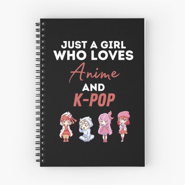 Item preview, Just A Girl Who Loves Anime and K-Pop designed and sold by SilkenDove.