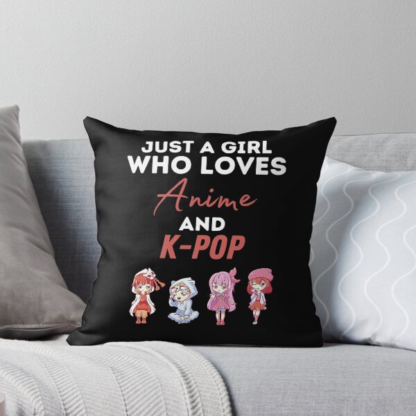 Item preview, Just A Girl Who Loves Anime and K-Pop designed and sold by SilkenDove.