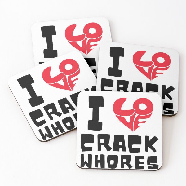 Item preview, I Love Crack Whores Funny Bumper designed and sold by Shop signer.