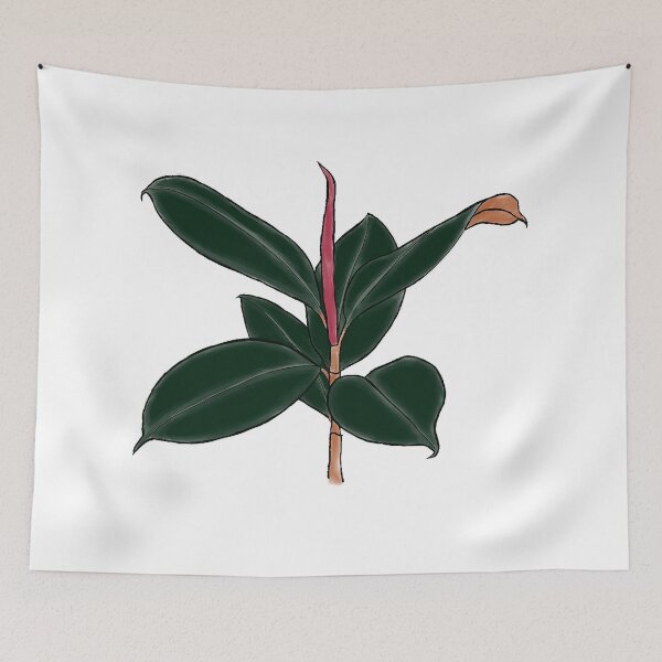 Item preview, Burgandy Rubber Tree designed and sold by CarlaTheeArtist.
