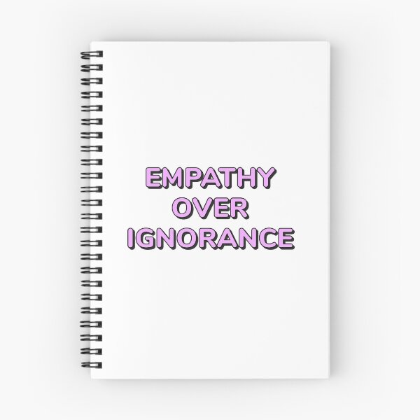 Item preview, Empathy over ignorance - pink designed and sold by Inspirationmotivation.