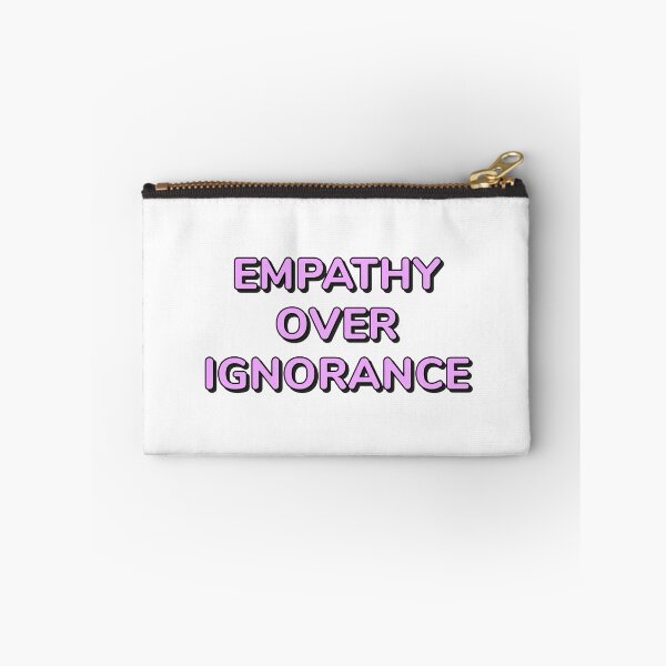 Item preview, Empathy over ignorance - pink designed and sold by Inspirationmotivation.