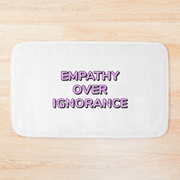Item preview, Empathy over ignorance - pink designed and sold by Inspirationmotivation.