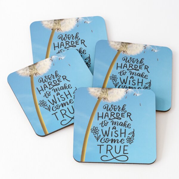 Item preview, Work Harder To Make A Wish Come True designed and sold by Compass and a Camera.