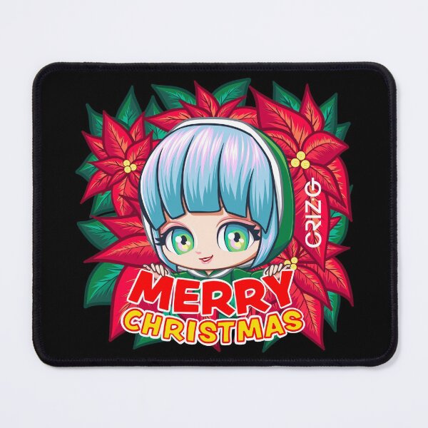 Item preview, Merry Christmas with Poinsettia, by CrizG. designed and sold by CrizG.