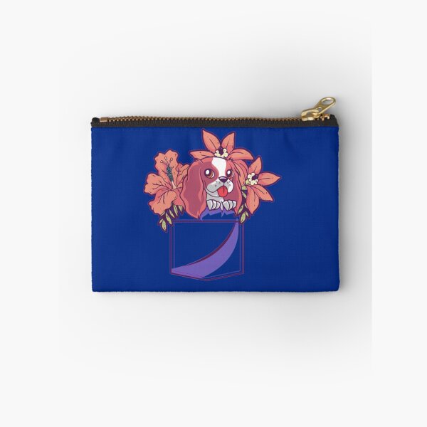 Item preview, Dog In Pocket with flowers   designed and sold by hanktromp668.