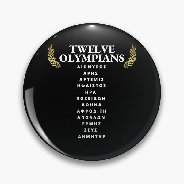 Item preview, Twelve Olympians Greek Mythology Pantheon Deities Gods and Goddesses designed and sold by OnyxMoonDesigns.