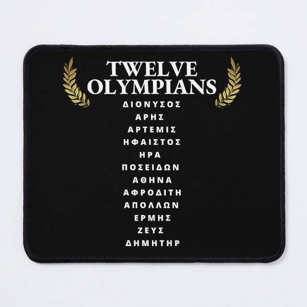 Item preview, Twelve Olympians Greek Mythology Pantheon Deities Gods and Goddesses designed and sold by OnyxMoonDesigns.