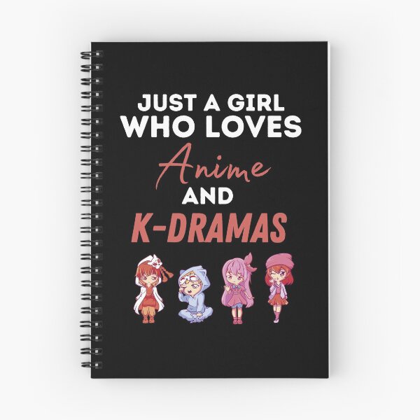 Item preview, Just A Girl Who Loves Anime and K-Dramas designed and sold by SilkenDove.