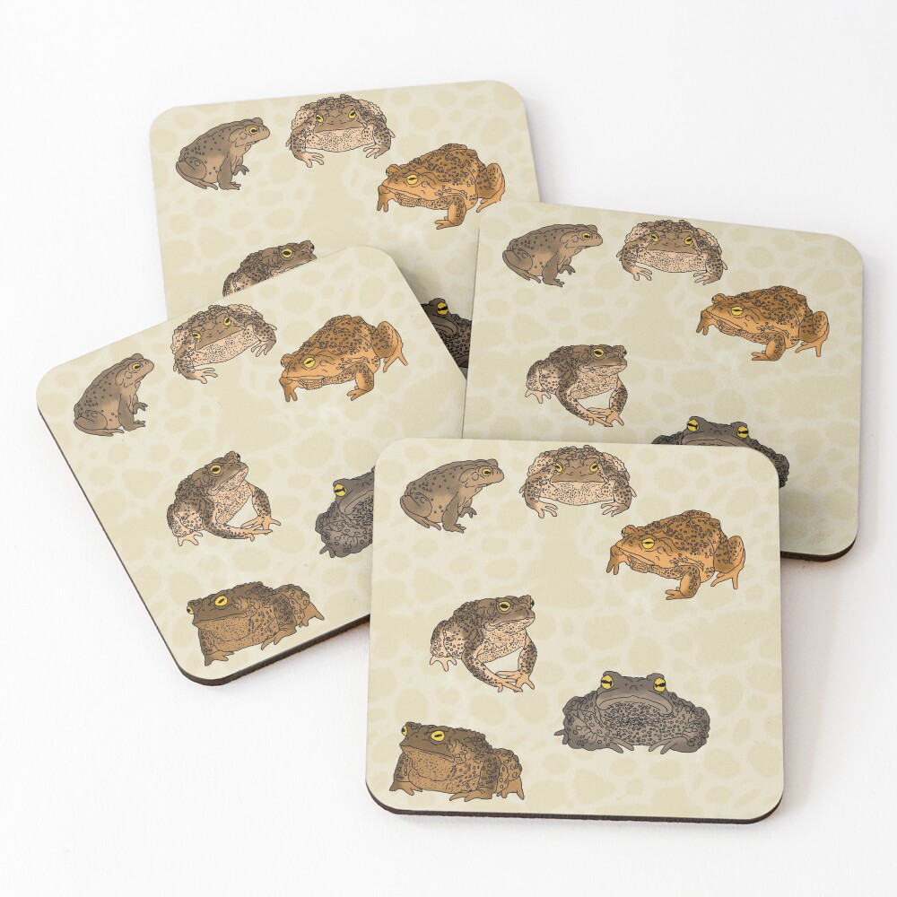Item preview, Coasters (Set of 4) designed and sold by TrapperWeasel.