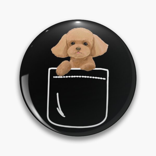 Item preview, Toy Poodle Dog In Your Pocket Cute Puppy Lover Gift   designed and sold by hanktromp668.
