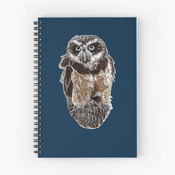 Item preview, White Alternate Design of a Spectacled Owl. designed and sold by designsasstultd.