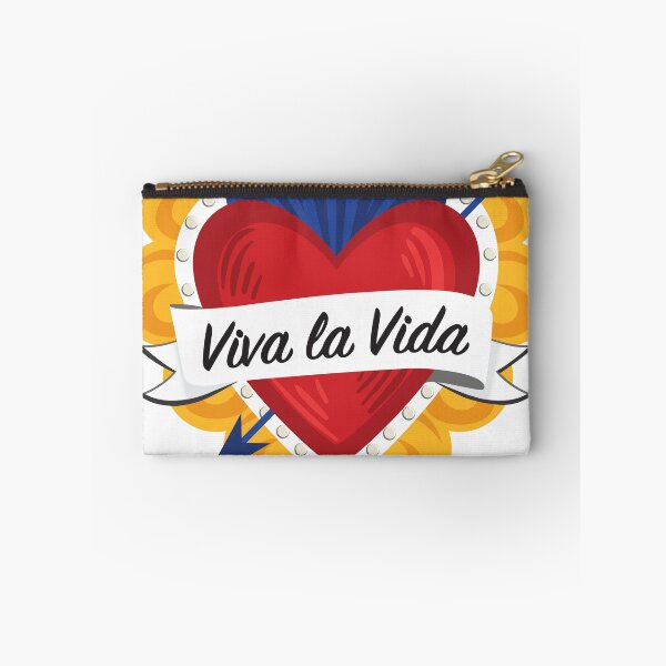Item preview, Mexican Sacred Heart / "Viva la Vida" Frida Kahlo's Quote in Spanish by Akbaly designed and sold by Akbaly.
