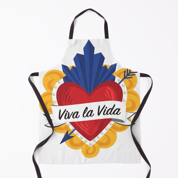 Item preview, Mexican Sacred Heart / "Viva la Vida" Frida Kahlo's Quote in Spanish by Akbaly designed and sold by Akbaly.