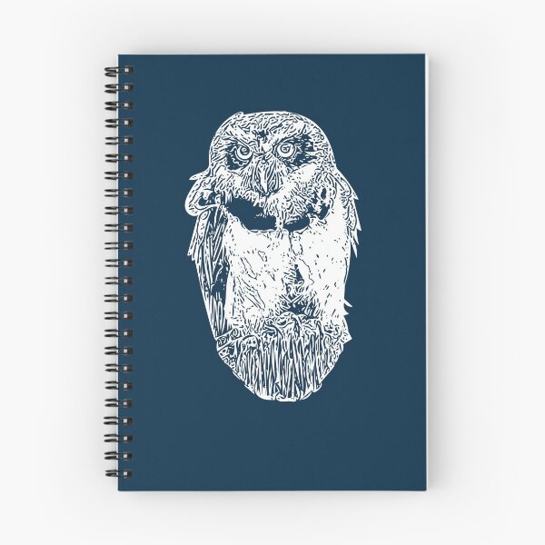 Item preview, White Design of a Spectacled Owl. designed and sold by designsasstultd.