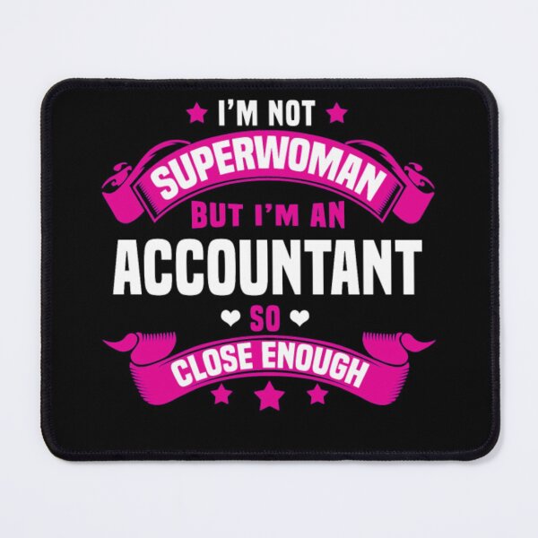 Item preview, Accountant superwoman designed and sold by aryagiri.