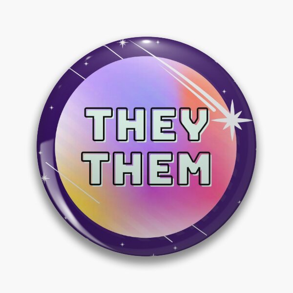 Item preview, They Them Pronouns Planet designed and sold by LyssaByssa.