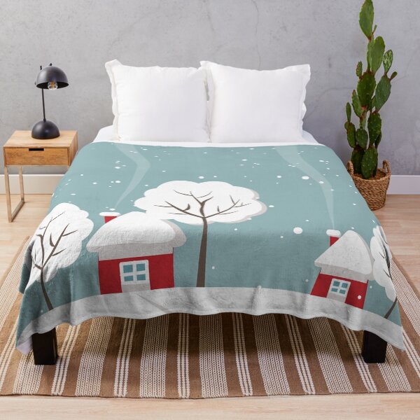 Item preview, Escena de invierno con nieve cayendo designed and sold by cabgodfrey.