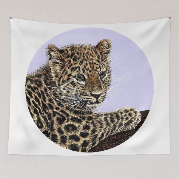 Item preview, Amur leopard cub designed and sold by LorenDowding.